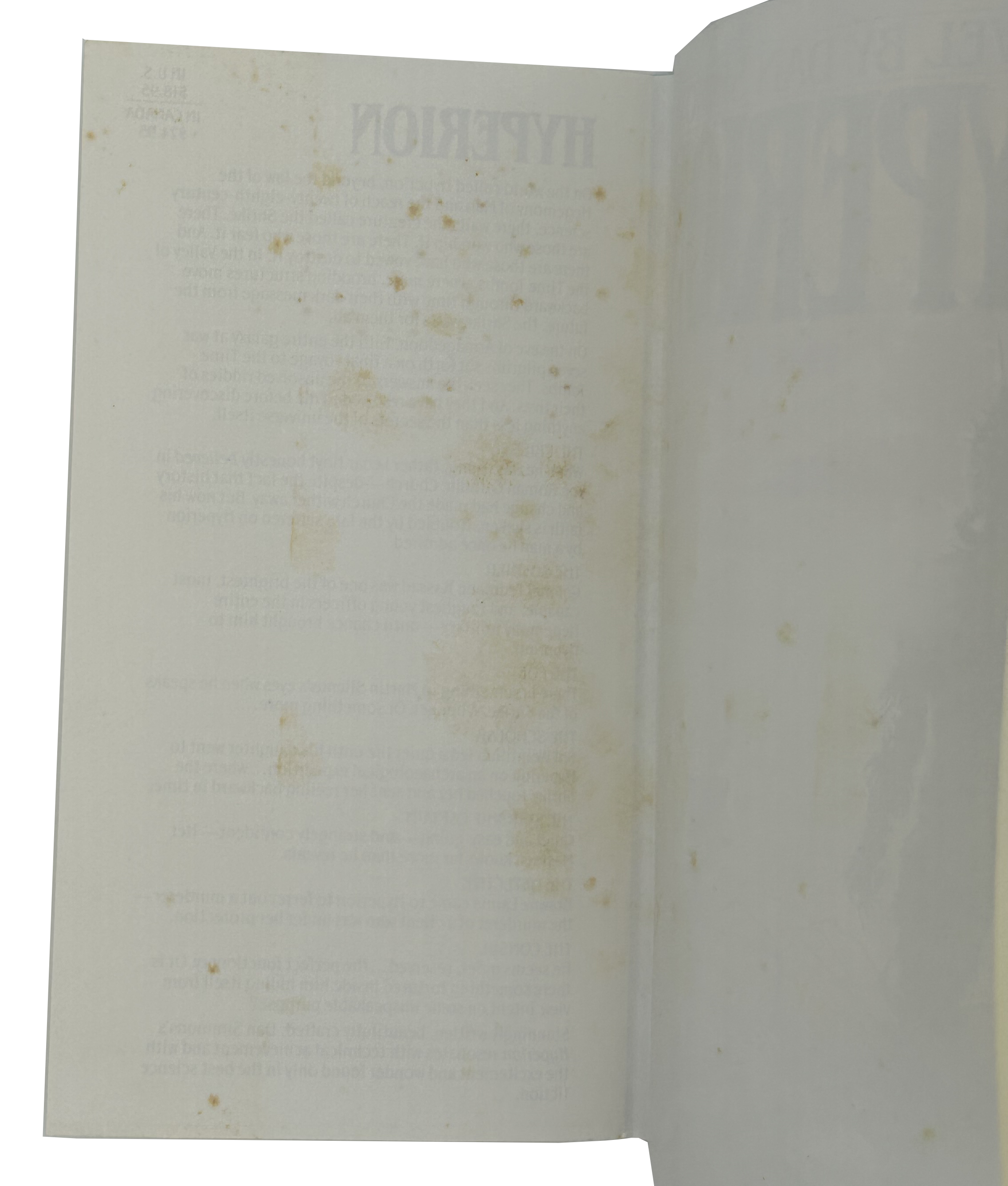 Hyperion & The Fall of Hyperion - Dan Simmons [SIGNED]