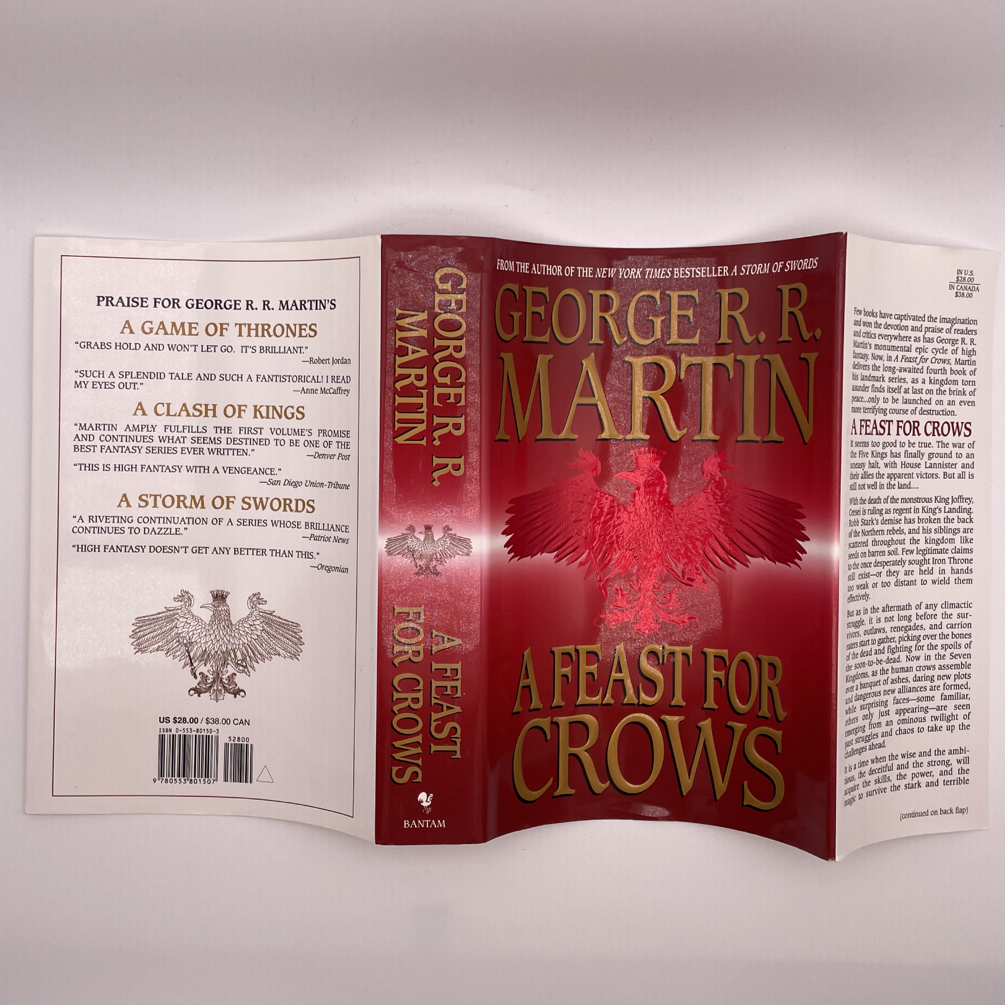 A Song of Ice and Fire (A Game of Thrones). First Edition. Full Set.