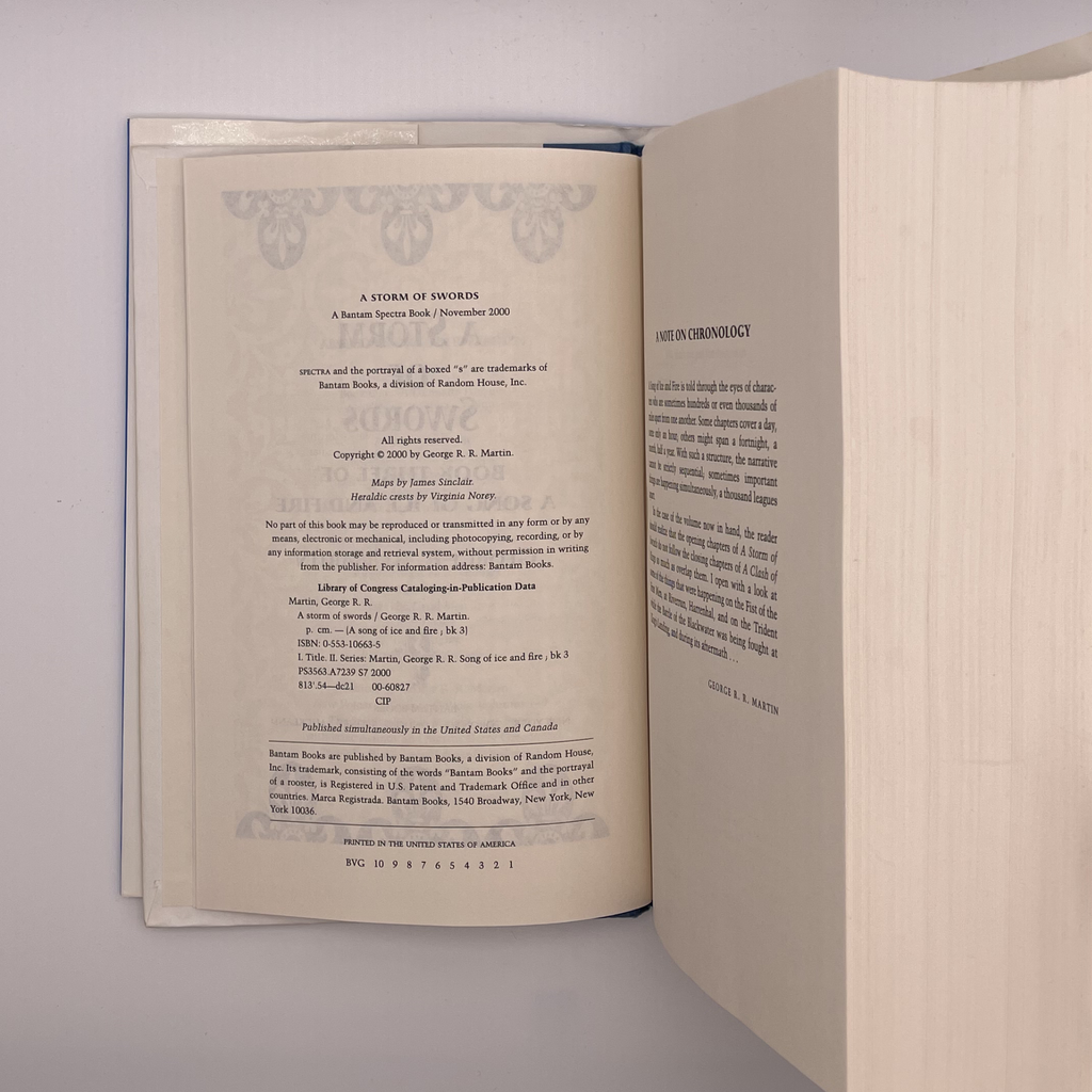 A Song of Ice and Fire (A Game of Thrones). First Edition. Full Set.