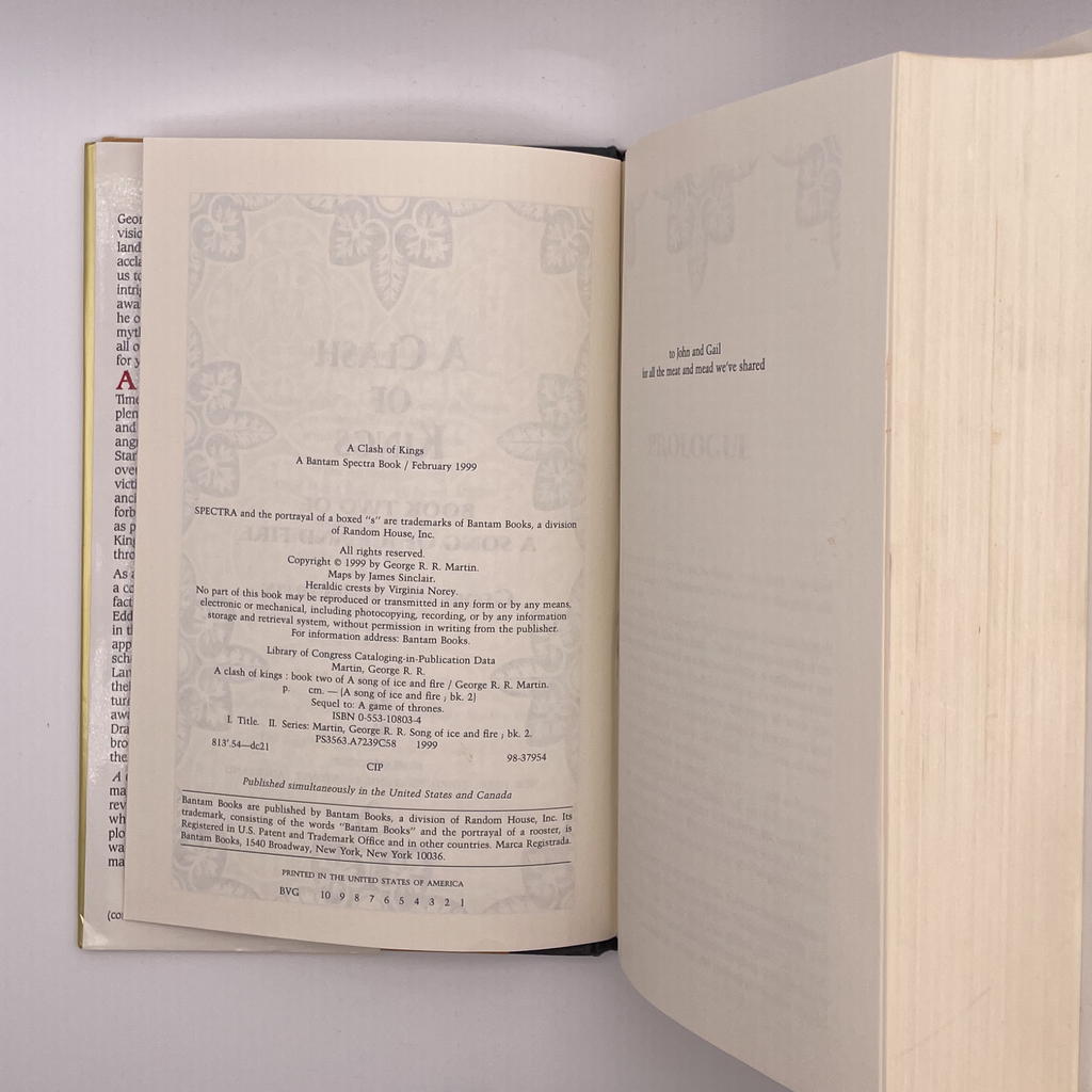 A Song of Ice and Fire (A Game of Thrones). First Edition. Full Set.