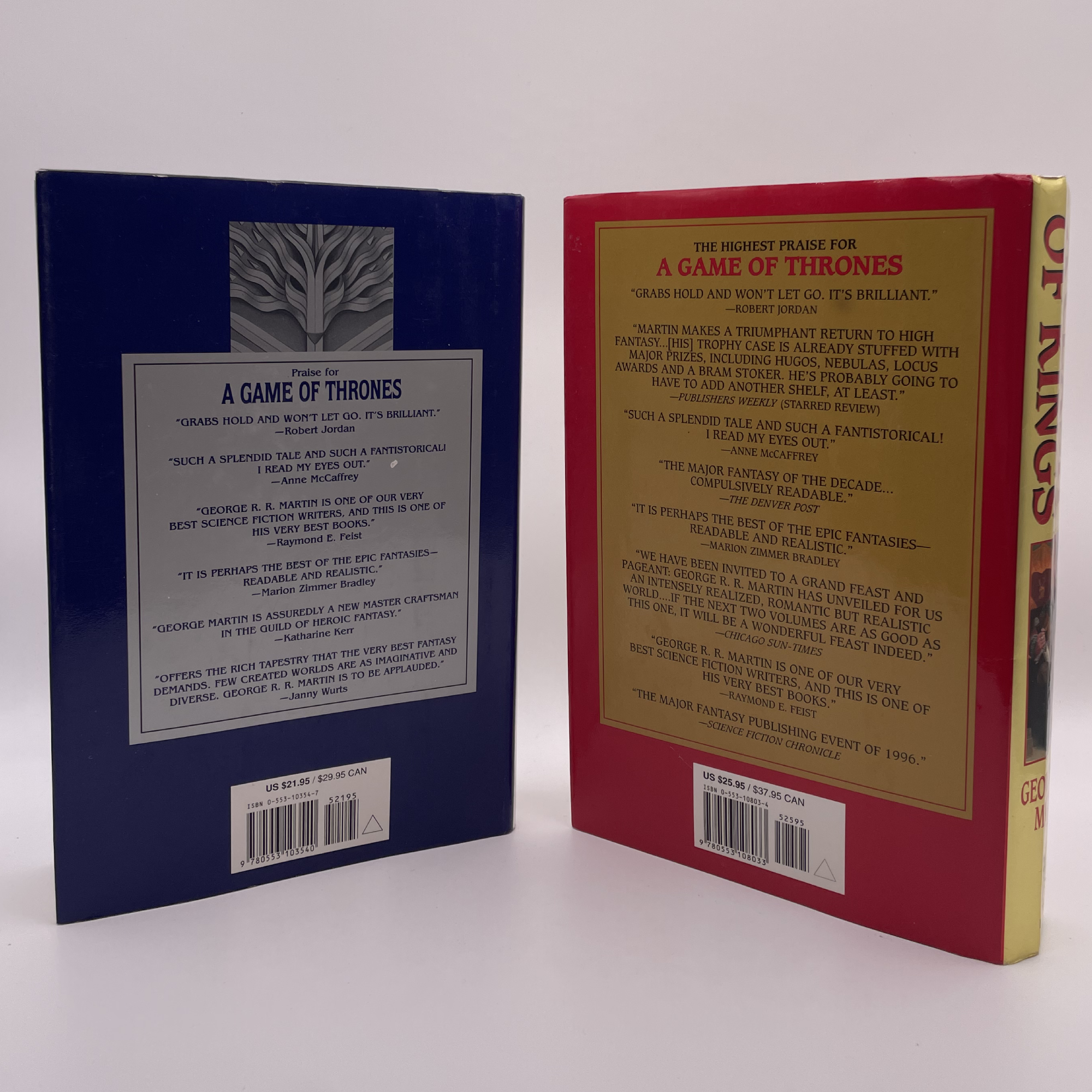 A Song of Ice and Fire (A Game of Thrones). First Edition. Full Set.