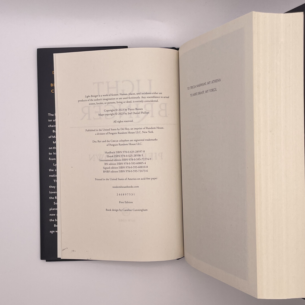 Light Bringer. First Edition. Signed