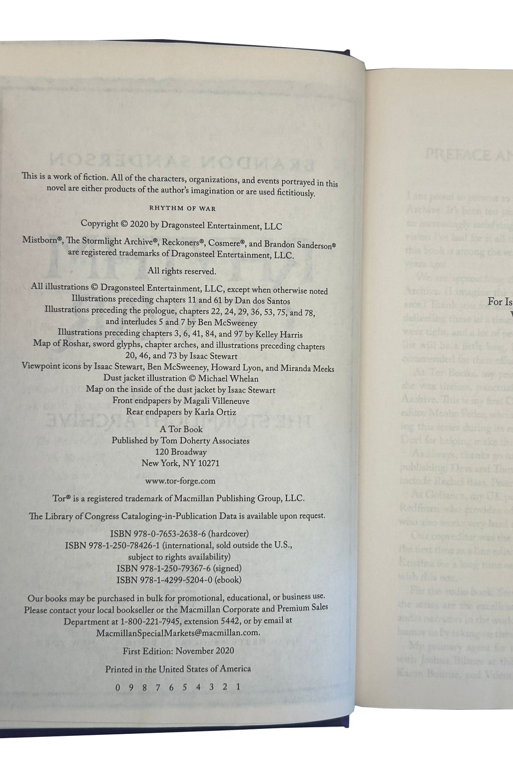 Rhythm of War. First Edition. Signed