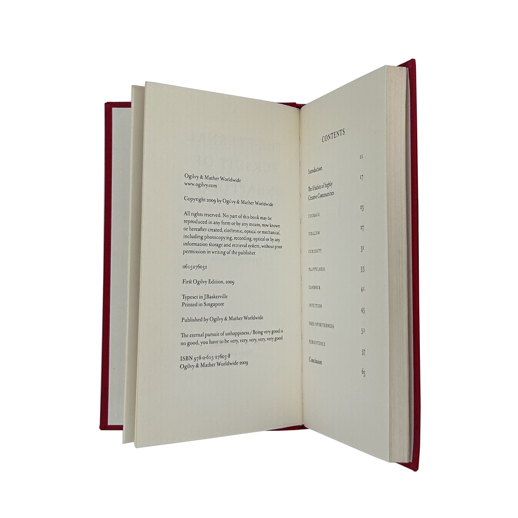 The Eternal Pursuit of Unhappiness. First Edition