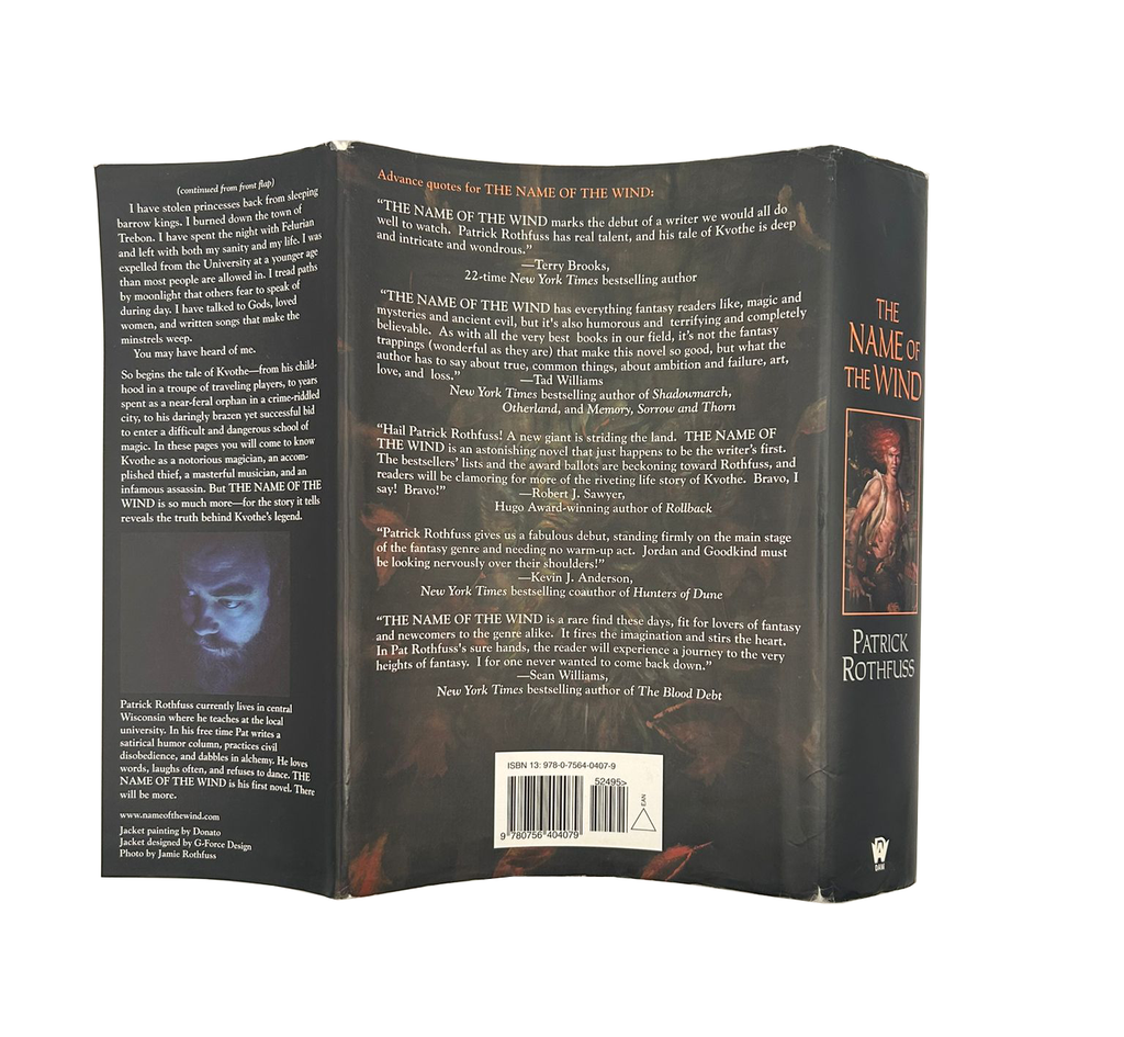 The Name Of The Wind. First Edition. Signed