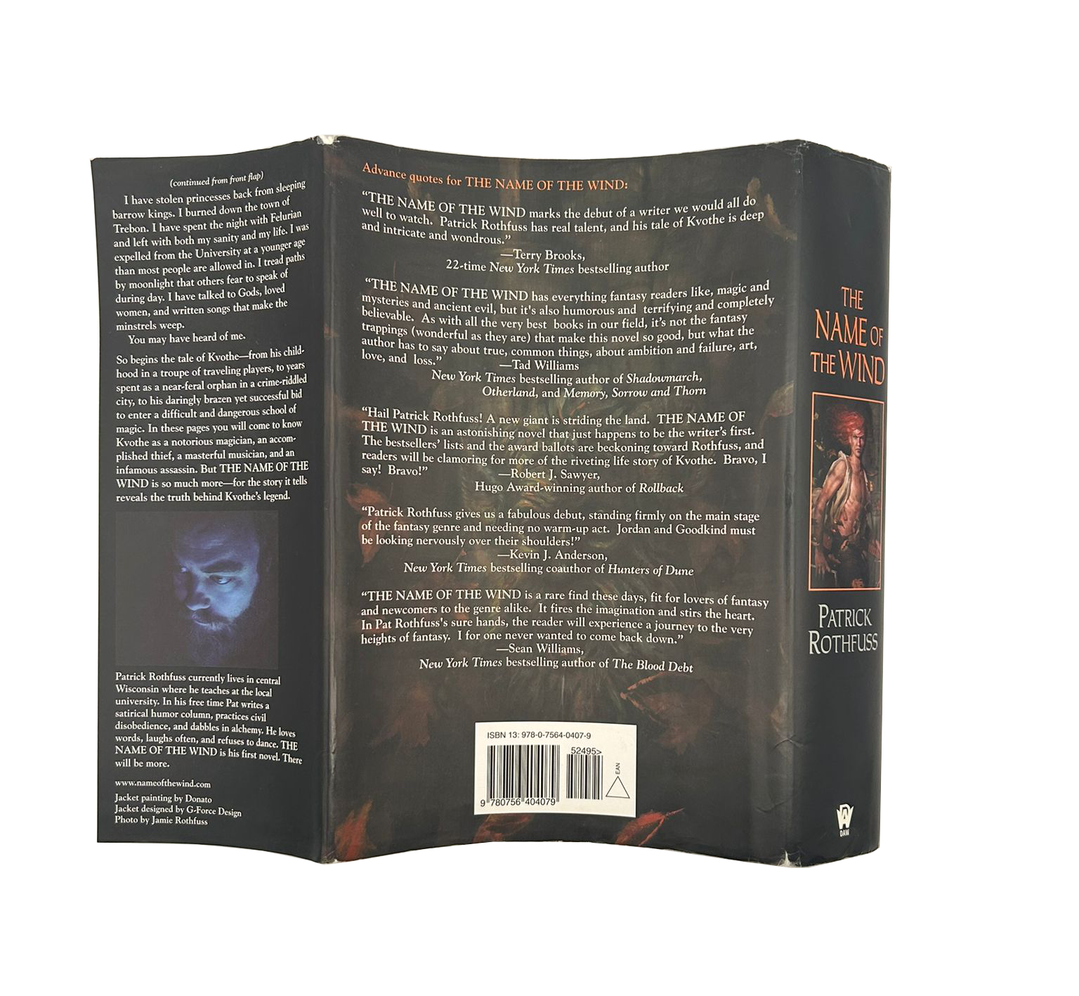 The Name Of The Wind. First Edition. Signed