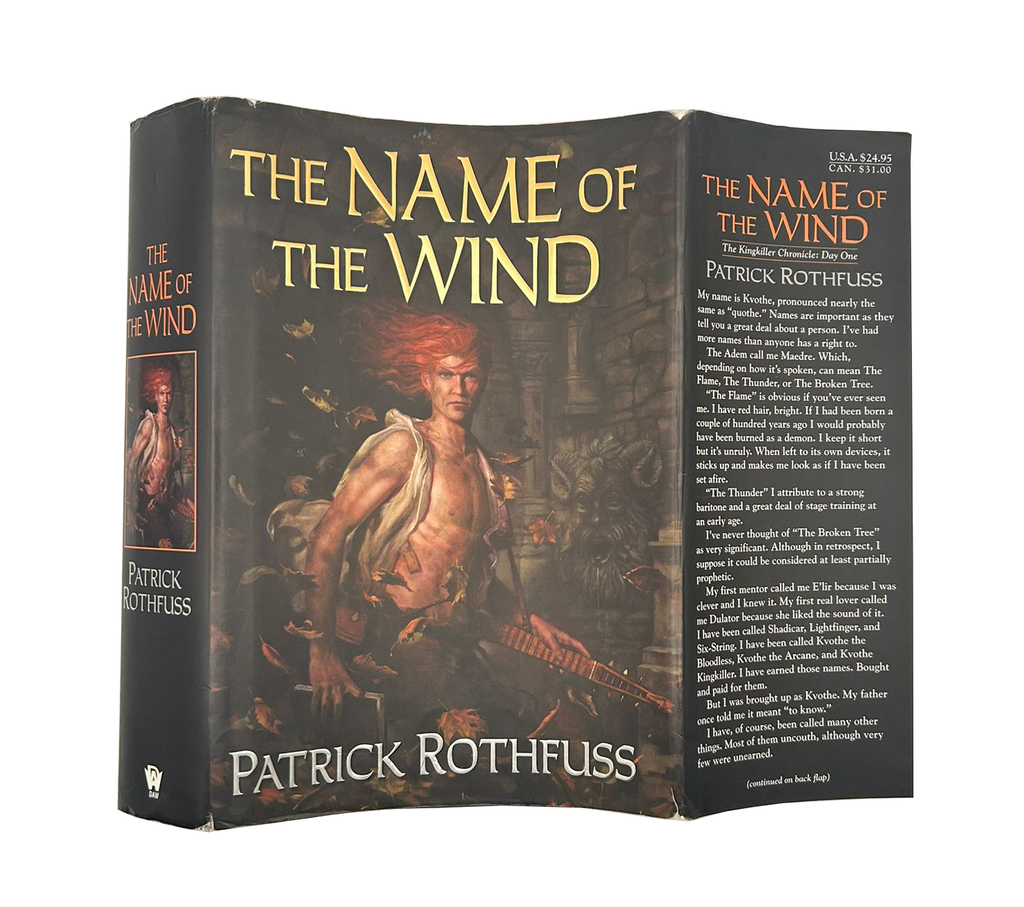 The Name Of The Wind. First Edition. Signed