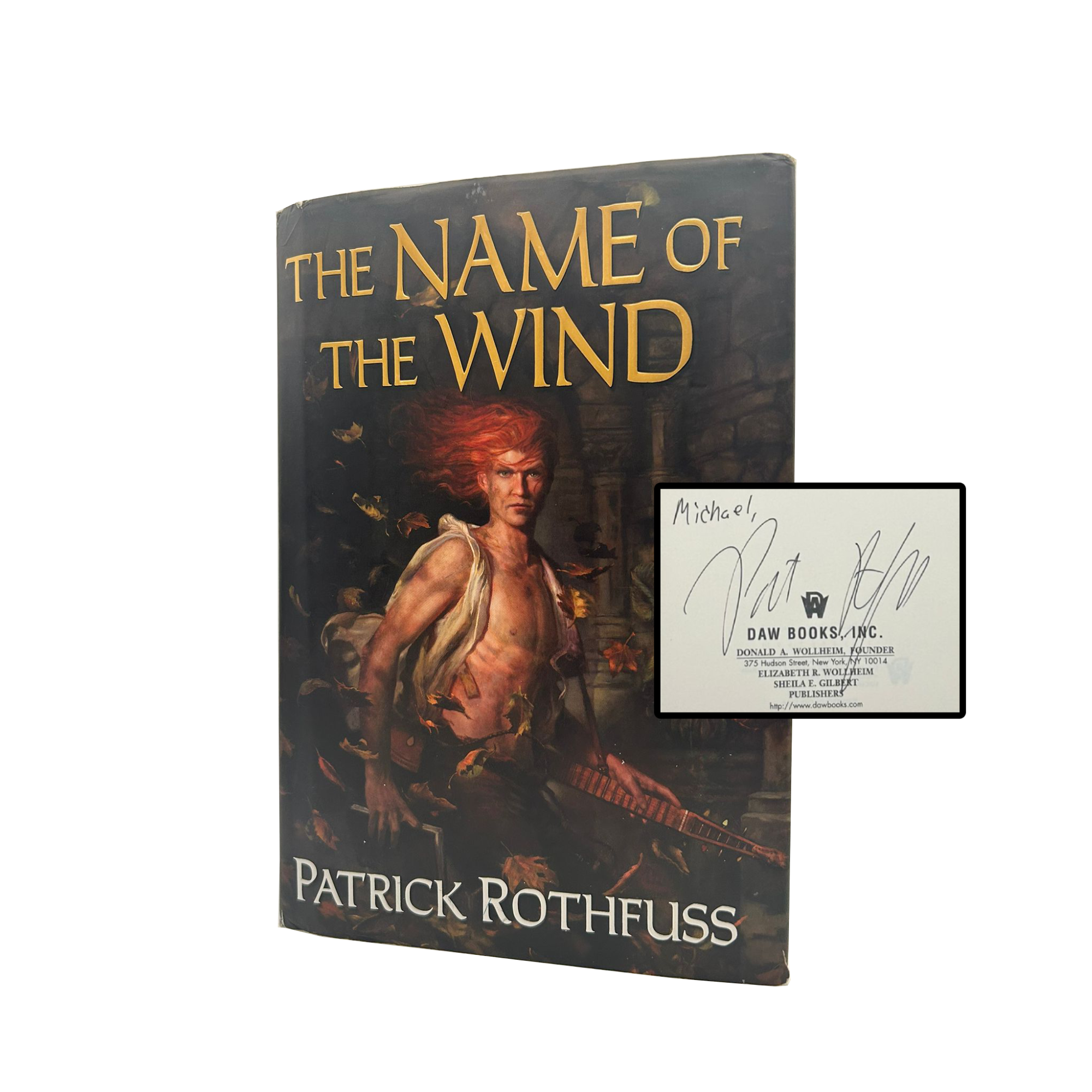 The Name Of The Wind. First Edition. Signed